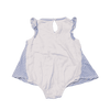 First Impressions Blue Striped Dress 12M