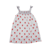 Janie and Jack White Dress with Red Floral Print 12-18M