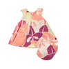 Tea Floral Dress Set with Matching Bloomers 6-9M