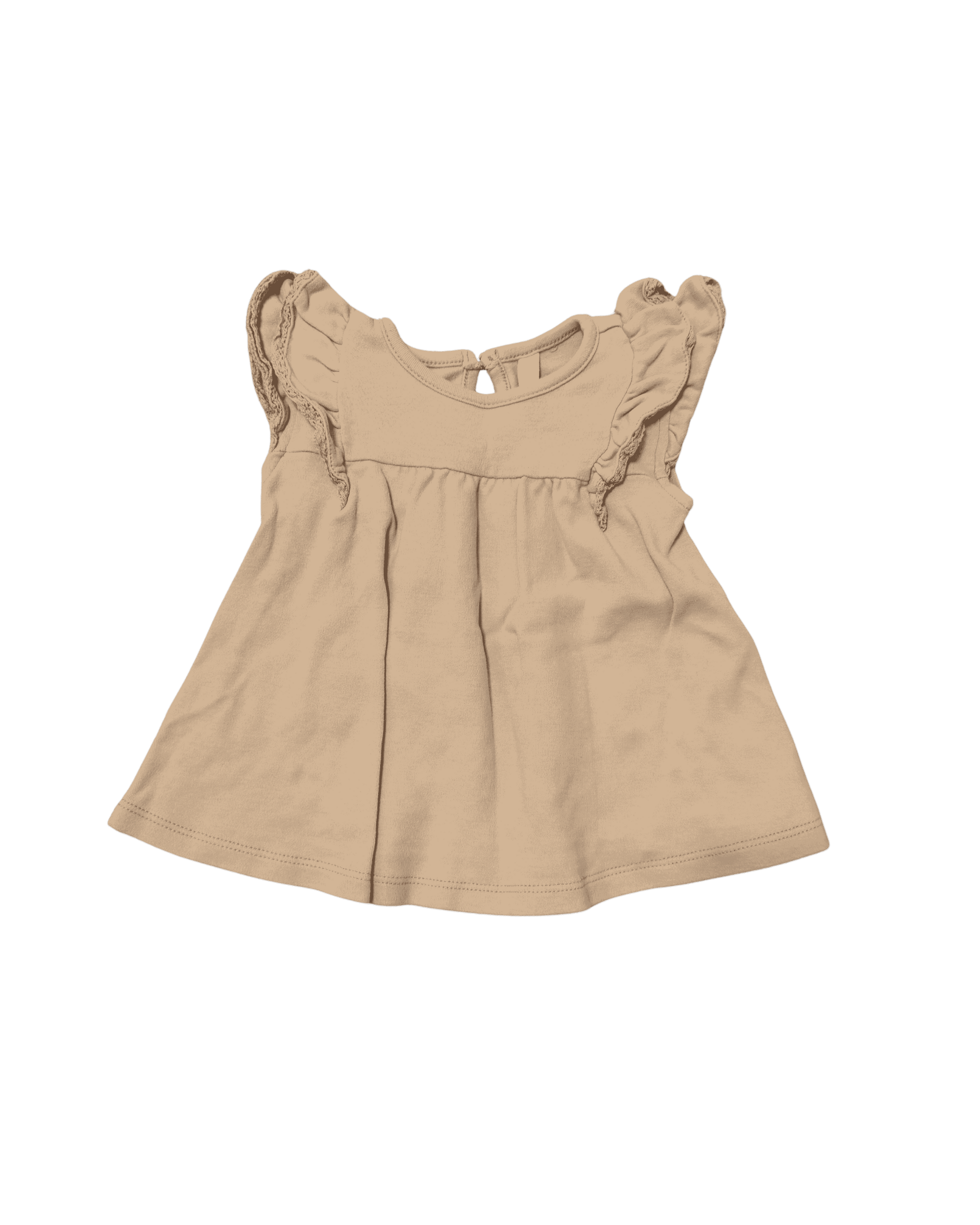 Quincy Mae Brown Dress 3-6M