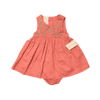 First Impressions Pink Embroidered Dress 6-9M