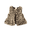 First Impressions Leopard Print Faux Fur Vest 6-9M