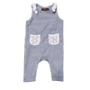 7 For All Mankind Blue Striped Romper 0-3M