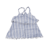 7 For All Mankind Blue and White Tank Top 3-6M