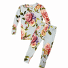 Posh Peanut Blue Floral Pattern Pajama Set 2Y