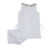 Lilly Pulitzer White Tank Top and Shorts Set 6Y
