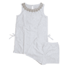 Lilly Pulitzer White Tank Top and Shorts Set 6Y
