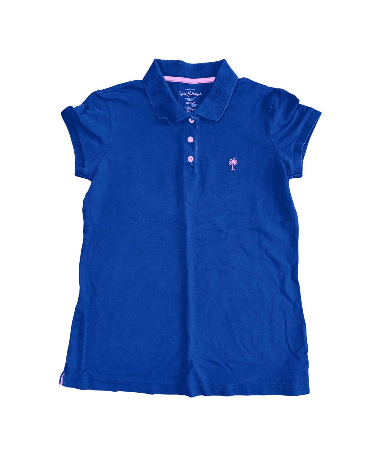 Lilly Pulitzer Blue Collared Shirt 6-7Y (M)