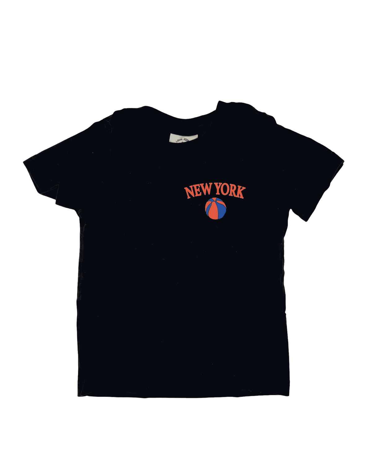 Local Hoops Black New York Basketball Club T-Shirt 2Y