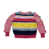 Design History Pink Colorful Striped Sweater 3Y