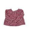 Ralph Lauren Red and White Gingham Long-Sleeve Shirt 2Y