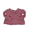 Ralph Lauren Red and White Gingham Long-Sleeve Shirt 2Y