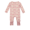Magnetic Me Pink Après Chic Magnetic Closure Convertible Onesie 0-3M
