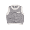 Marie Chantal Grey Knit Sweater Vest 12M