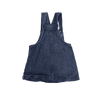 Max Studio Overall Denim Dress With Heart Pockets 18M