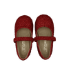 Merence Red Glittery Mary Janes 2-3Y (EU 22, US 6-6.5)