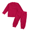 Moschino Baby Red Puzzle Long-Sleeve Track Suit Set 9-12M
