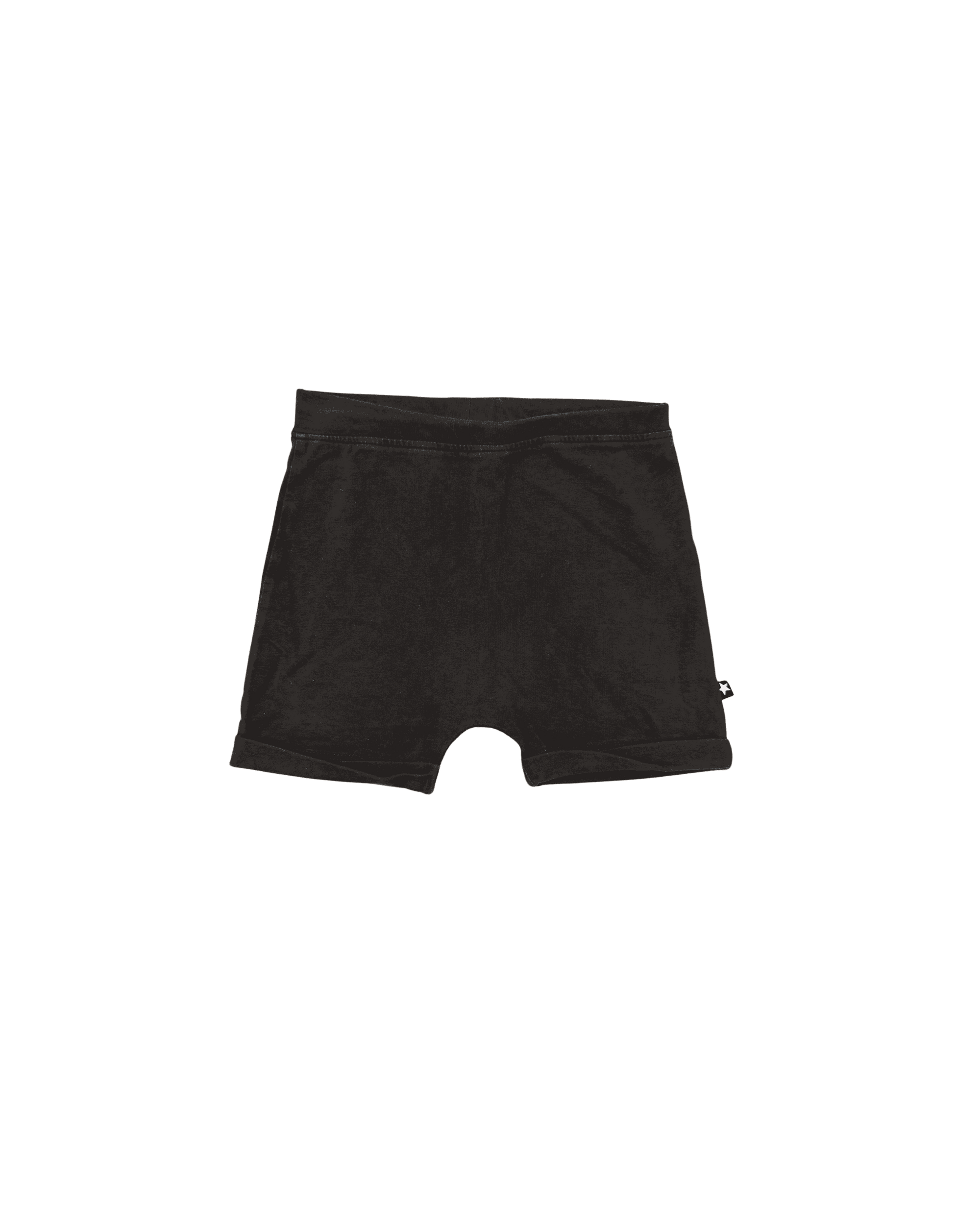 Molo Black Cotton Shorts 1Y
