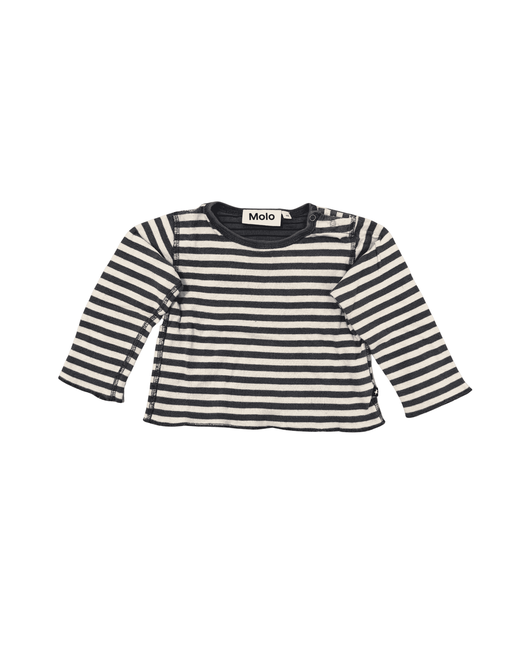 Molo Striped Long-Sleeve T-Shirt 6M