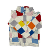 Mon Coeur Cotton Checkered Zip-Up Hoodie 5Y