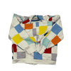 Mon Coeur Cotton Checkered Zip-Up Hoodie 5Y