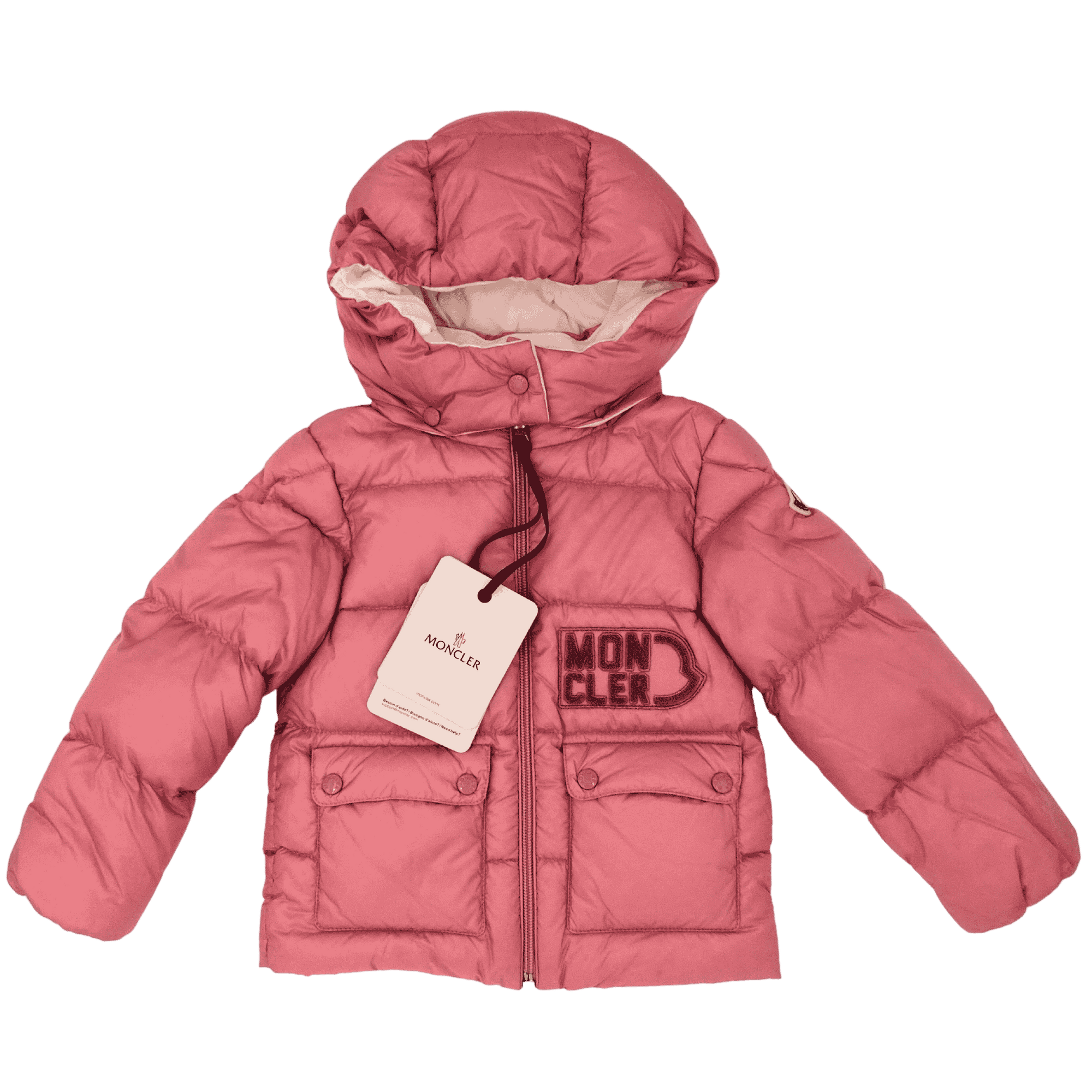 Moncler Pink Abbaye Jacket 2Y