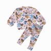 Moschino Pink, Blue, and Yellow Animal Sweatshirt and Leggings Set 12-18M