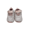 Nautica Pink and Grey Shimmer Velcro Sneaker 3Y (US 7)