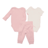 Nike Pink and White 3-Piece Two Onesies and Pink Pants 3M