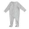 Nordstrom Floral Ruffle Zip-Up Footie Pajamas 6M