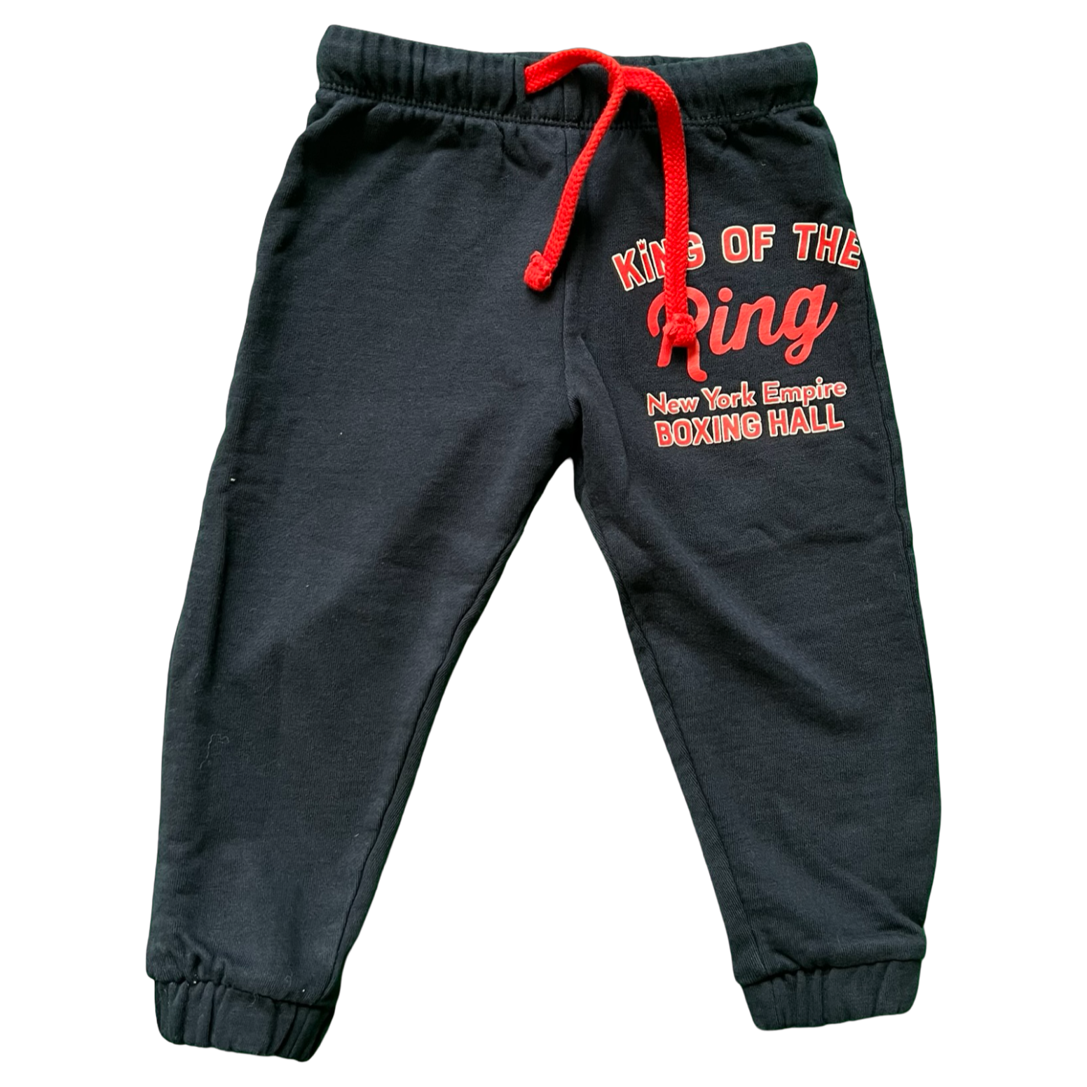 Original Marines Black "King of the Ring" Sweatpants 18-24M