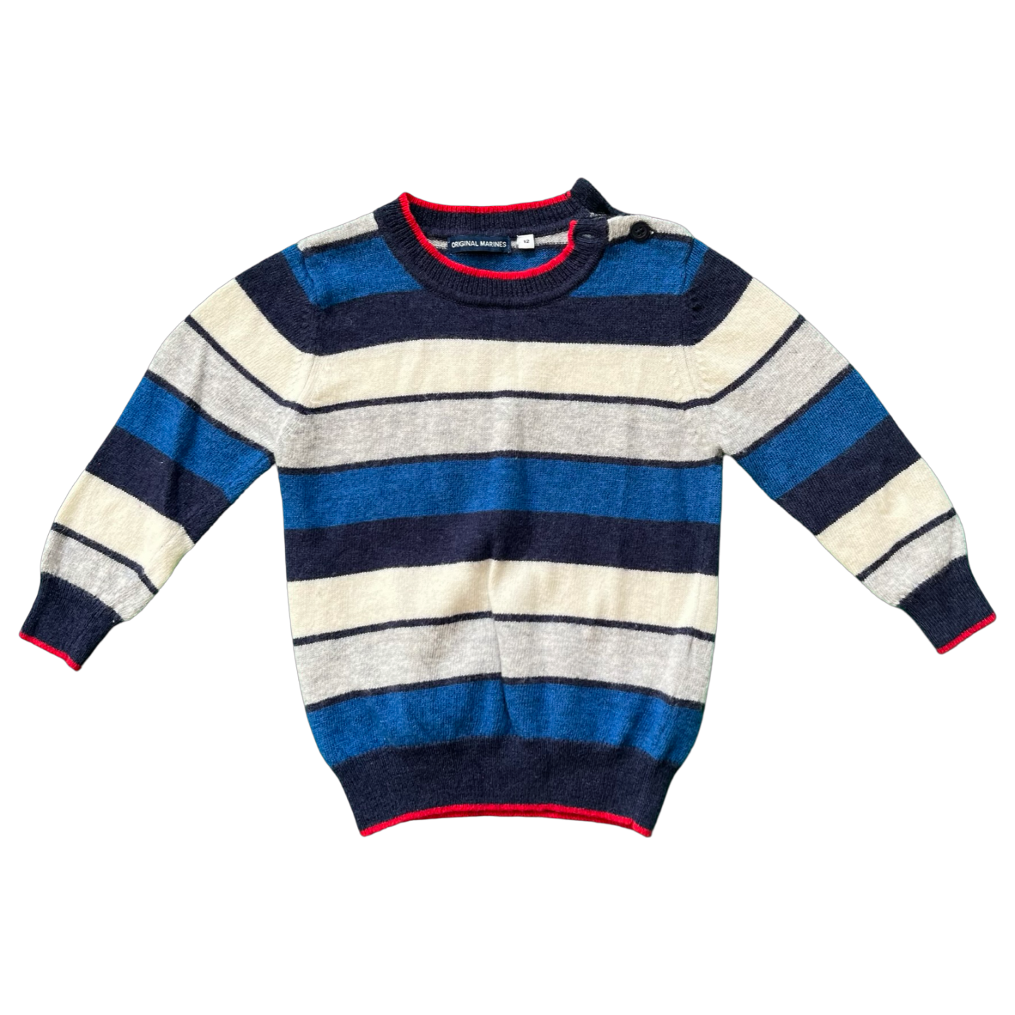 Original Marines Striped Sweater 12M
