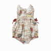 Pink Chicken Hot Air Balloon Print Bubble Romper 18-24M