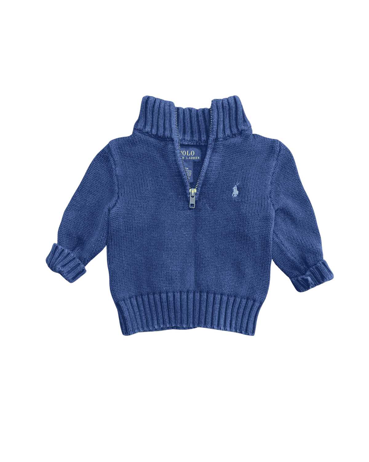 Ralph Lauren Navy Quarter-Zip 12M