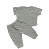 Quincy Mae Green Dinosaur Short-Sleeve and Pants Set 12-18M