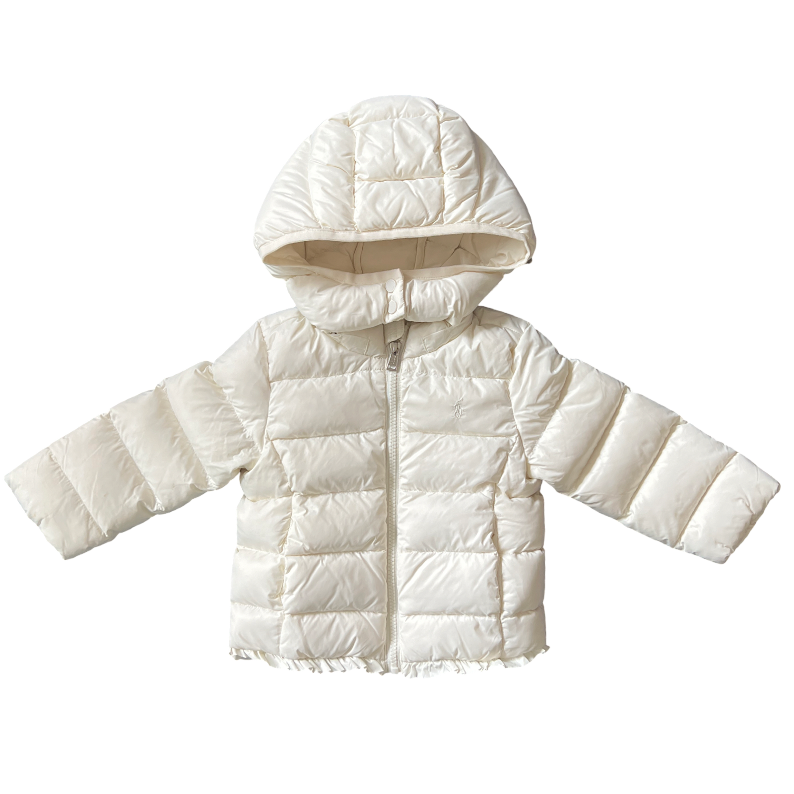 Ralph Lauren White Jacket Frill Trim 18-24M