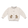 Rachel Riley White Deer Cardigan 6M