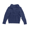 Ralph Lauren Navy Quarter-Zip Sweater 4Y