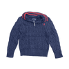 Ralph Lauren Navy Quarter-Zip Sweater 4Y
