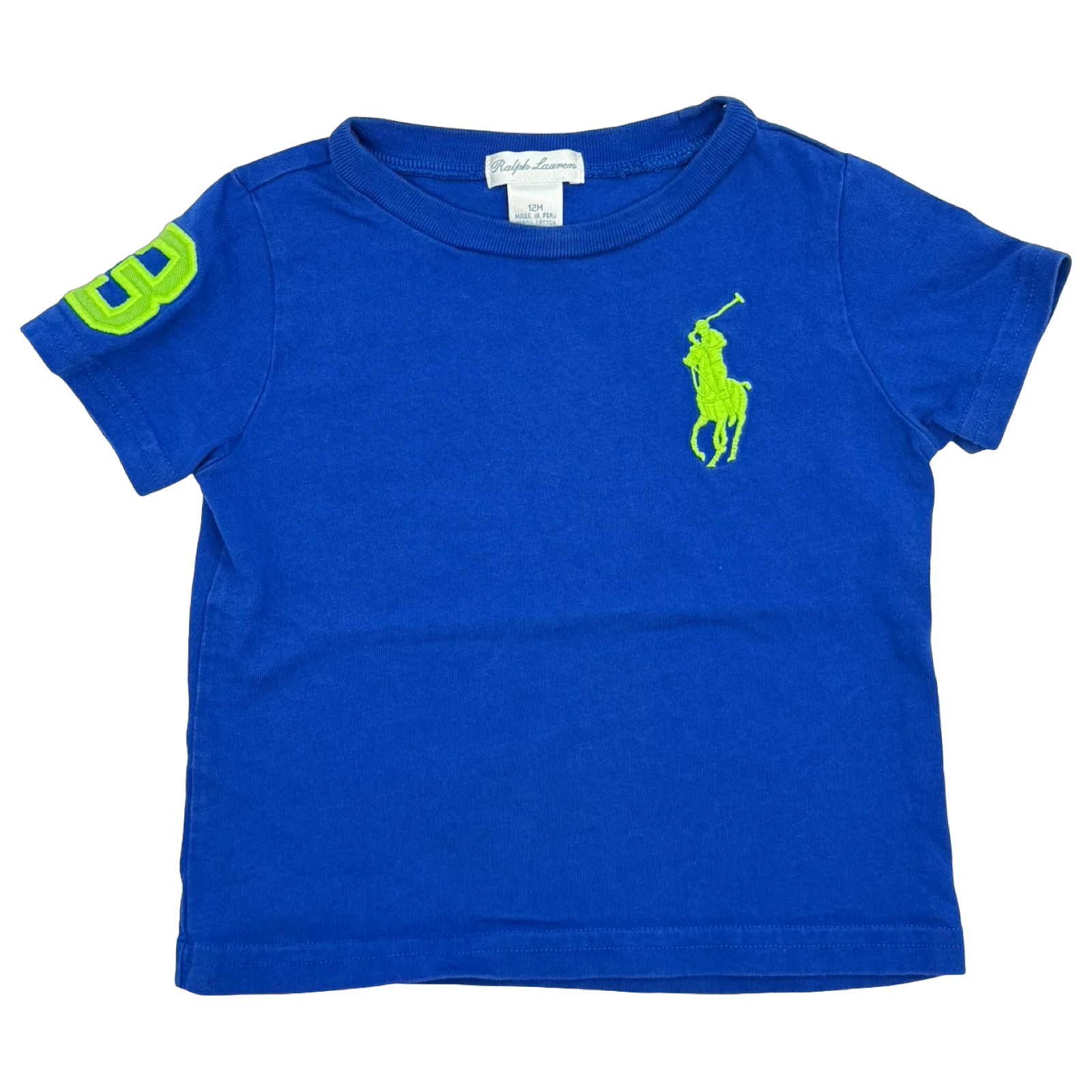 Ralph Lauren Blue and Green T-Shirt 12M
