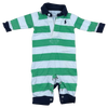 Ralph Lauren Green Stripe Polo Coverall 3M