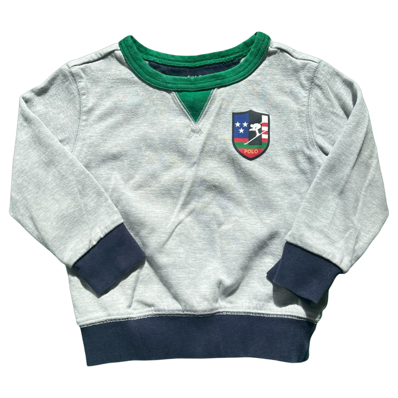 Ralph Lauren Grey Performance Sweatshirt 3Y