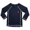 Ralph Lauren Long-Sleeve Blue Rash Guard 12M
