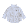 Ralph Lauren White Long-Sleeve Cotton Button Down 6M