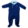 Ralph Lauren Navy Rib Footed Coverall 9M
