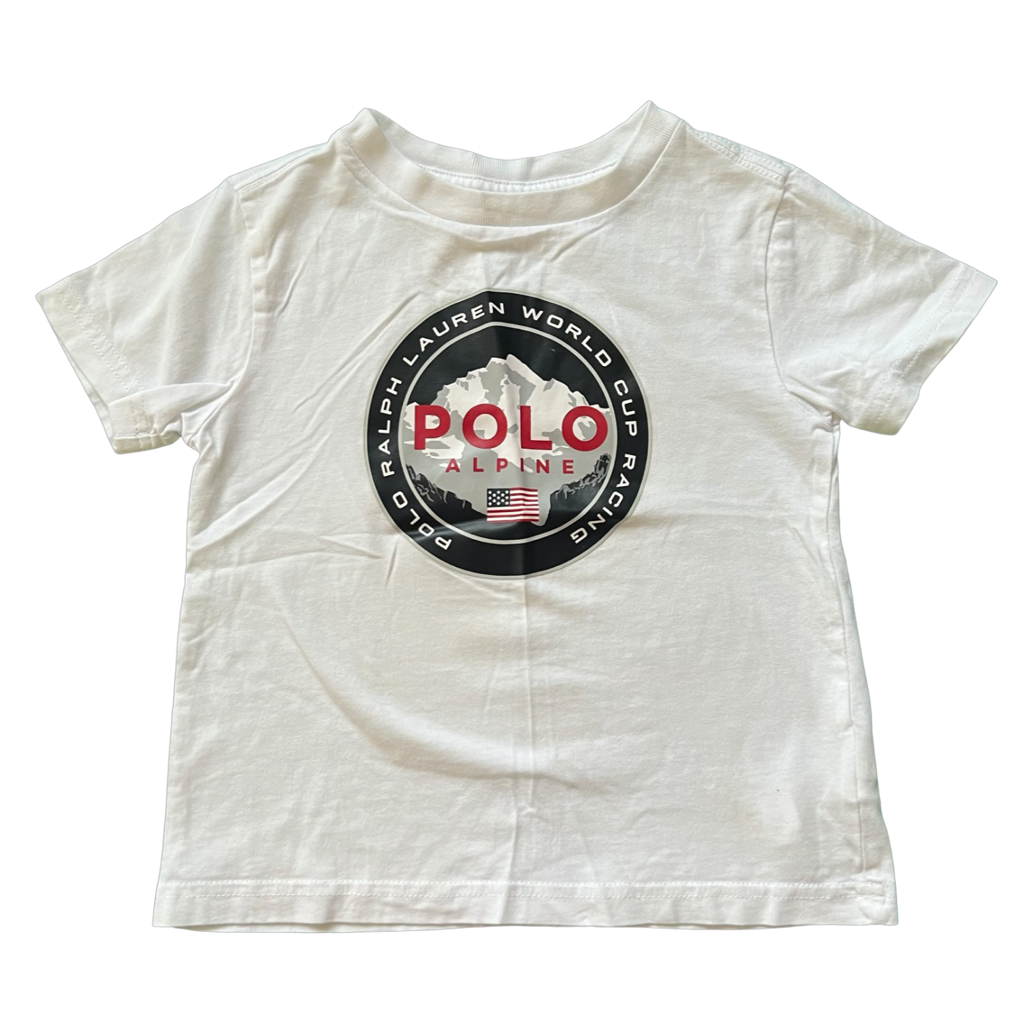 Ralph Lauren Polo Alpine White T-Shirt 3Y