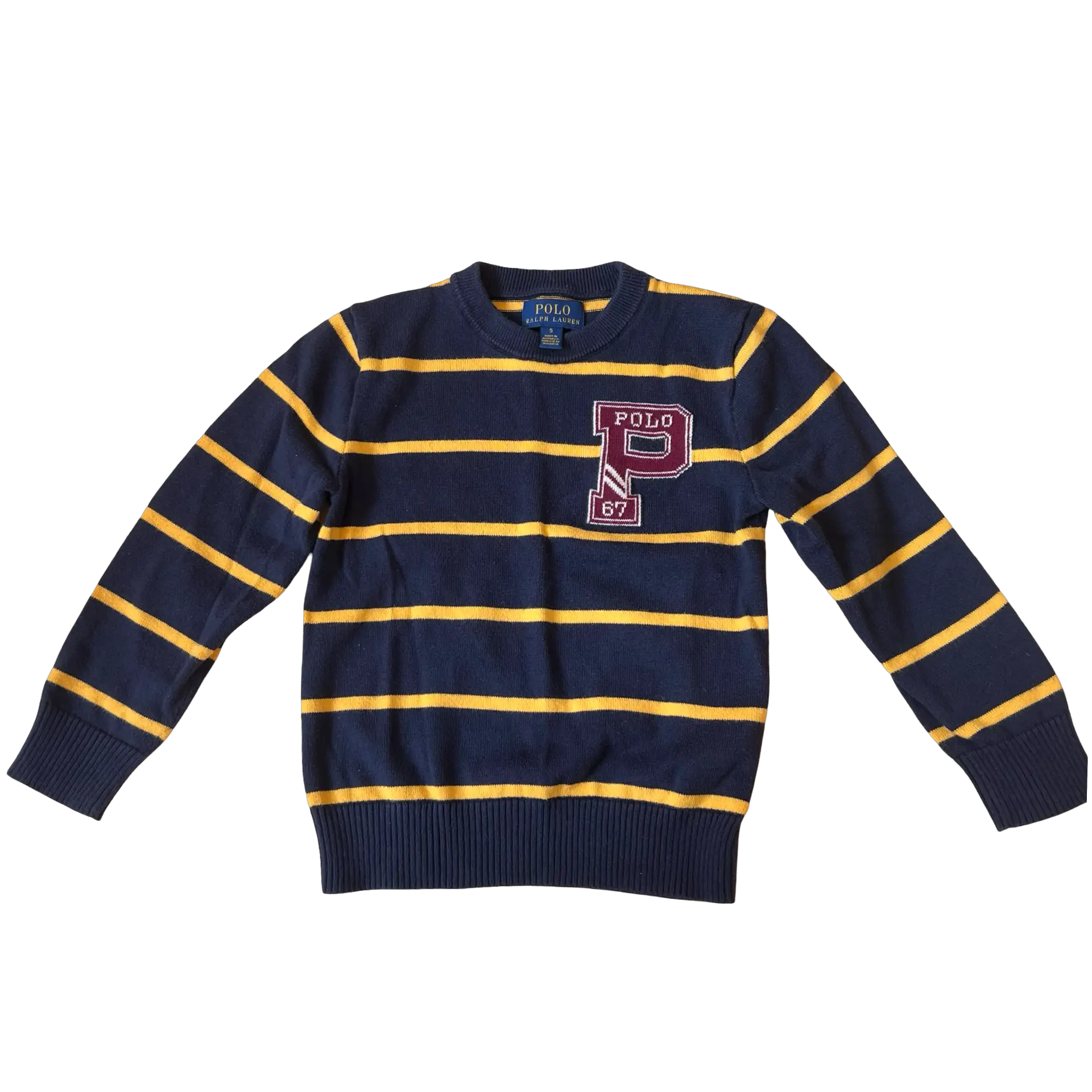 Ralph Lauren Polo Varsity Sweater 5Y