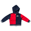 Ralph Lauren Red and Navy Hoodie 2Y