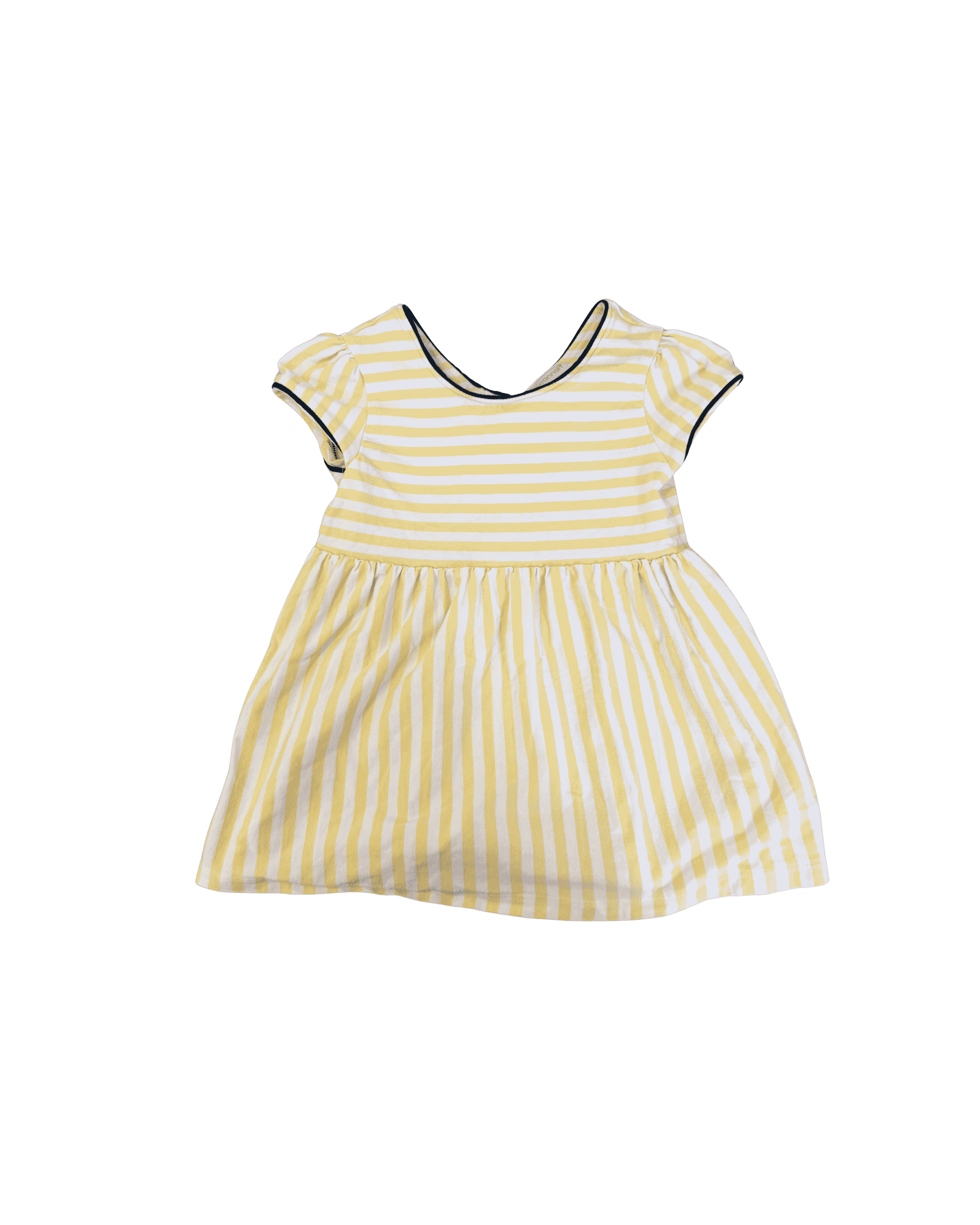 Savannah Yellow Striped Dress 5Y