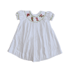 Smocked Auctions White Holiday Dress 12M